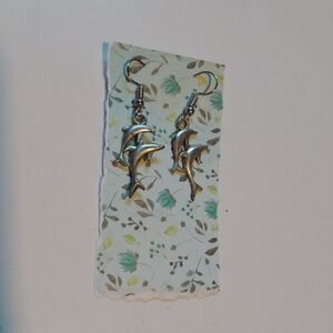 Hand Crafted Silver Dolphin Earrings